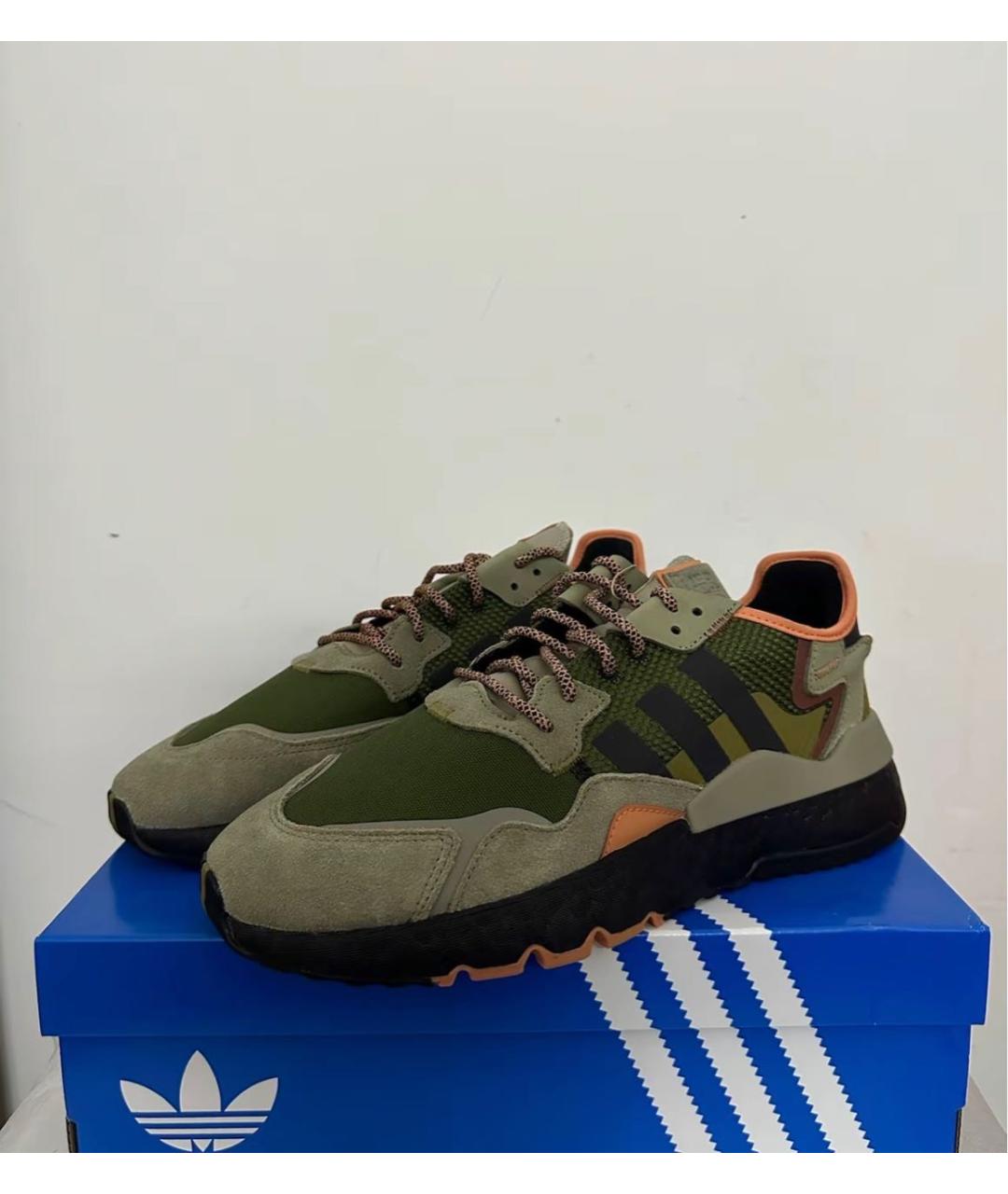 ADIDAS Зеленые низкие кроссовки / кеды, фото 2