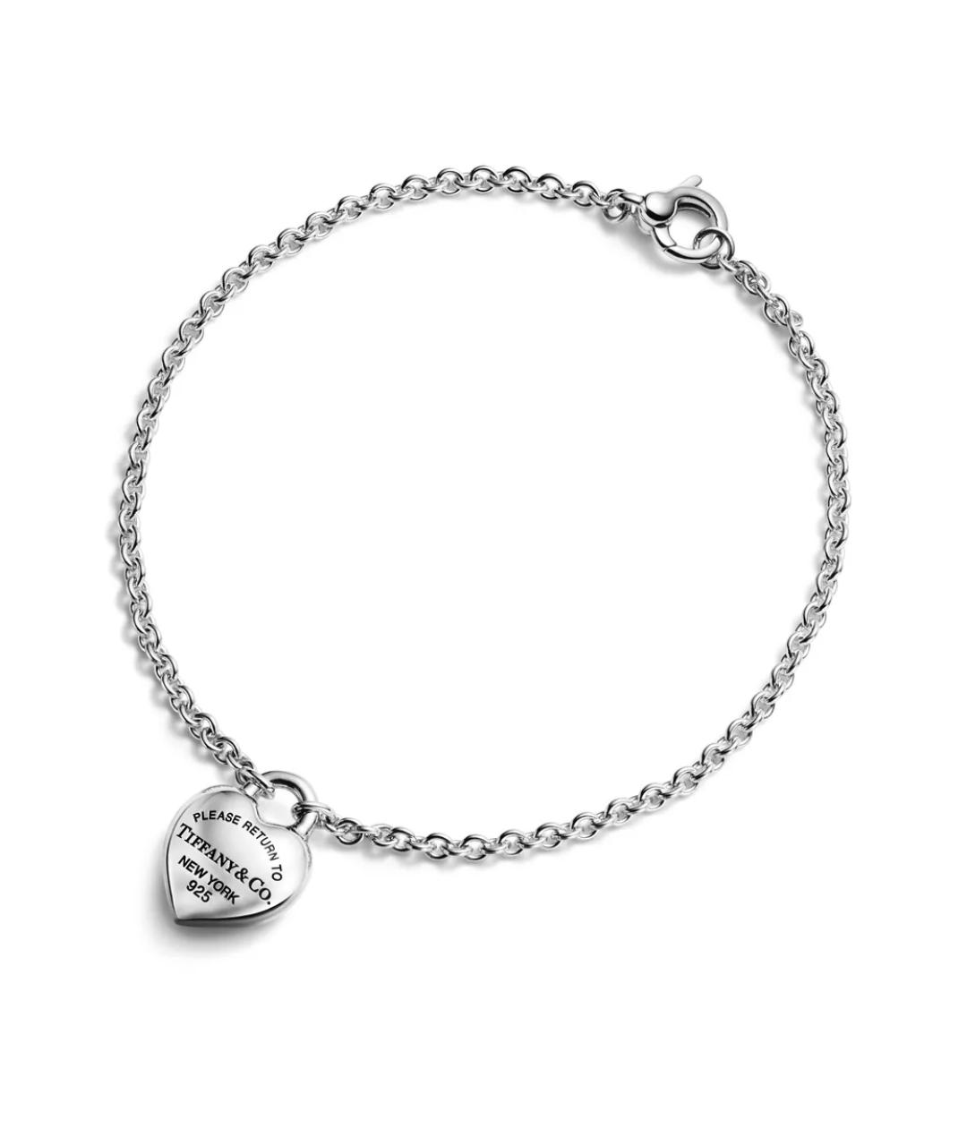 TIFFANY&CO Серебрянный серебряный браслет, фото 5