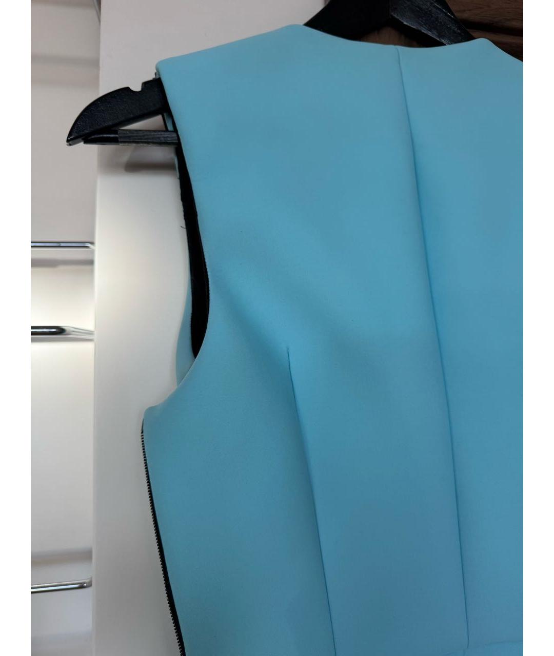 MSGM Голубое коктейльное платье, фото 6