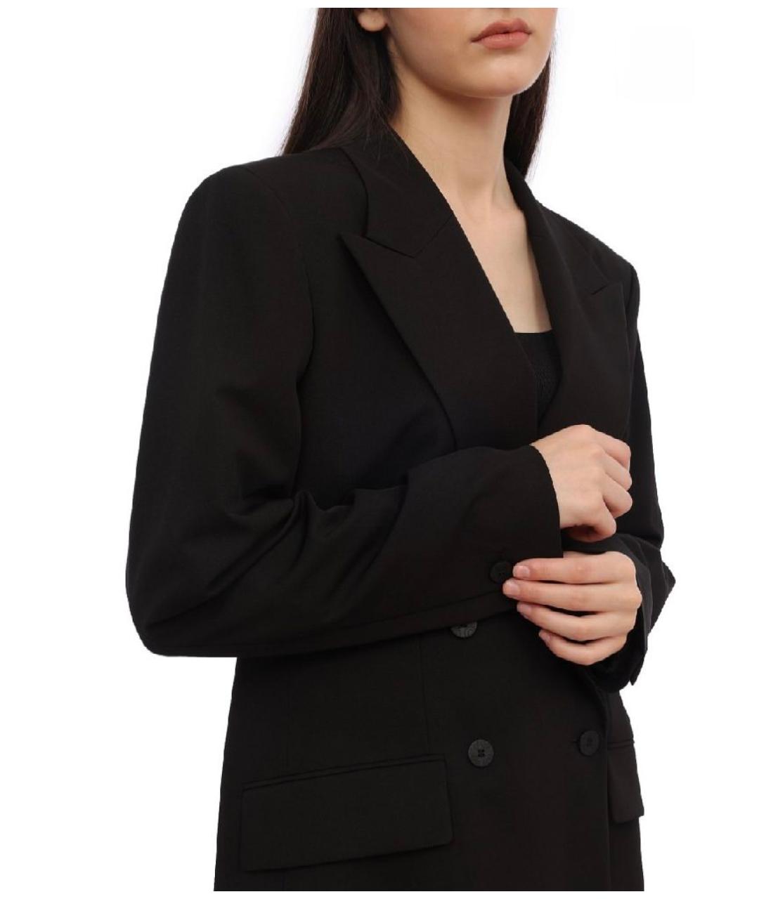 HUGO Черный вискозный костюм с брюками, фото 3