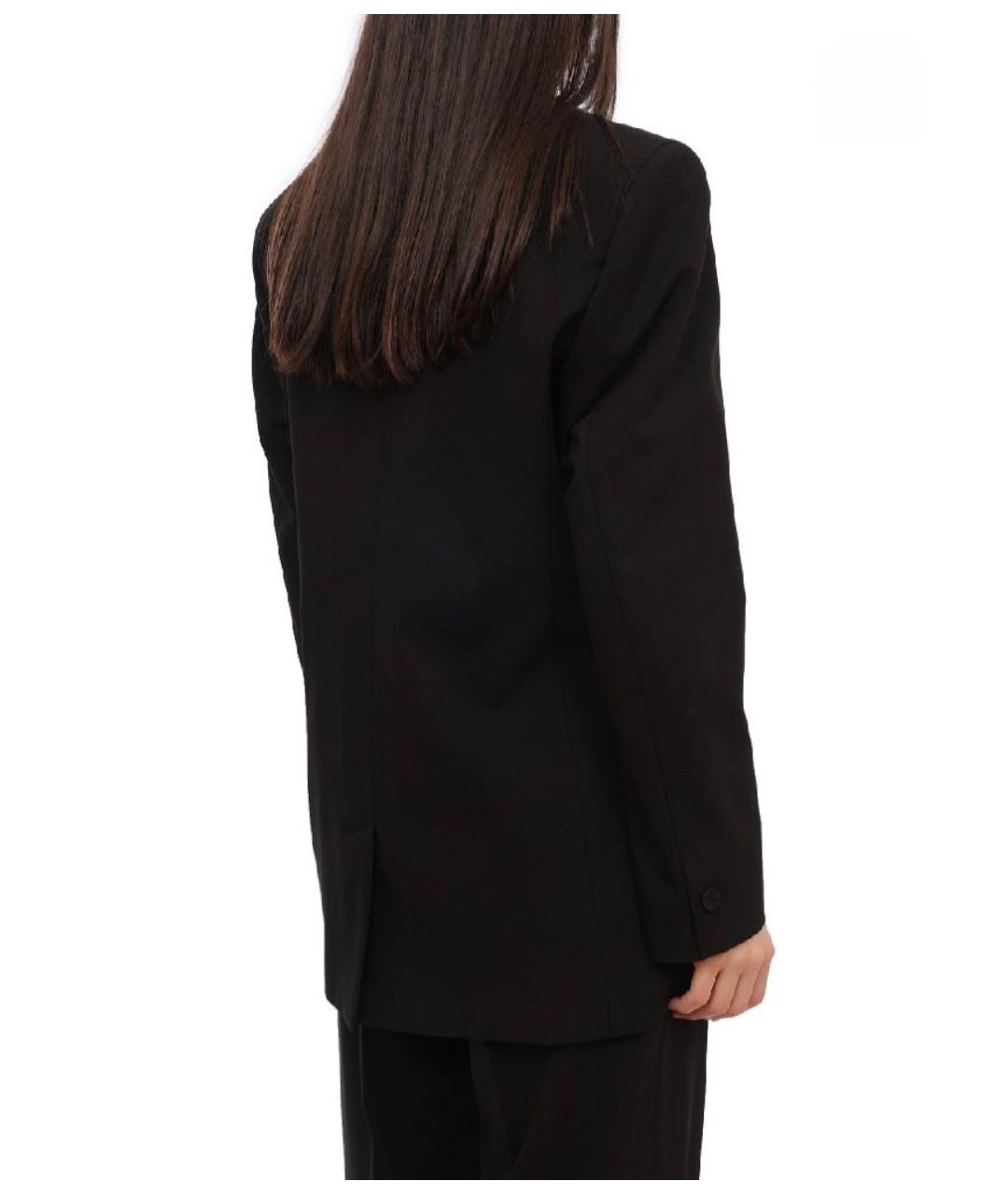 HUGO Черный вискозный костюм с брюками, фото 2