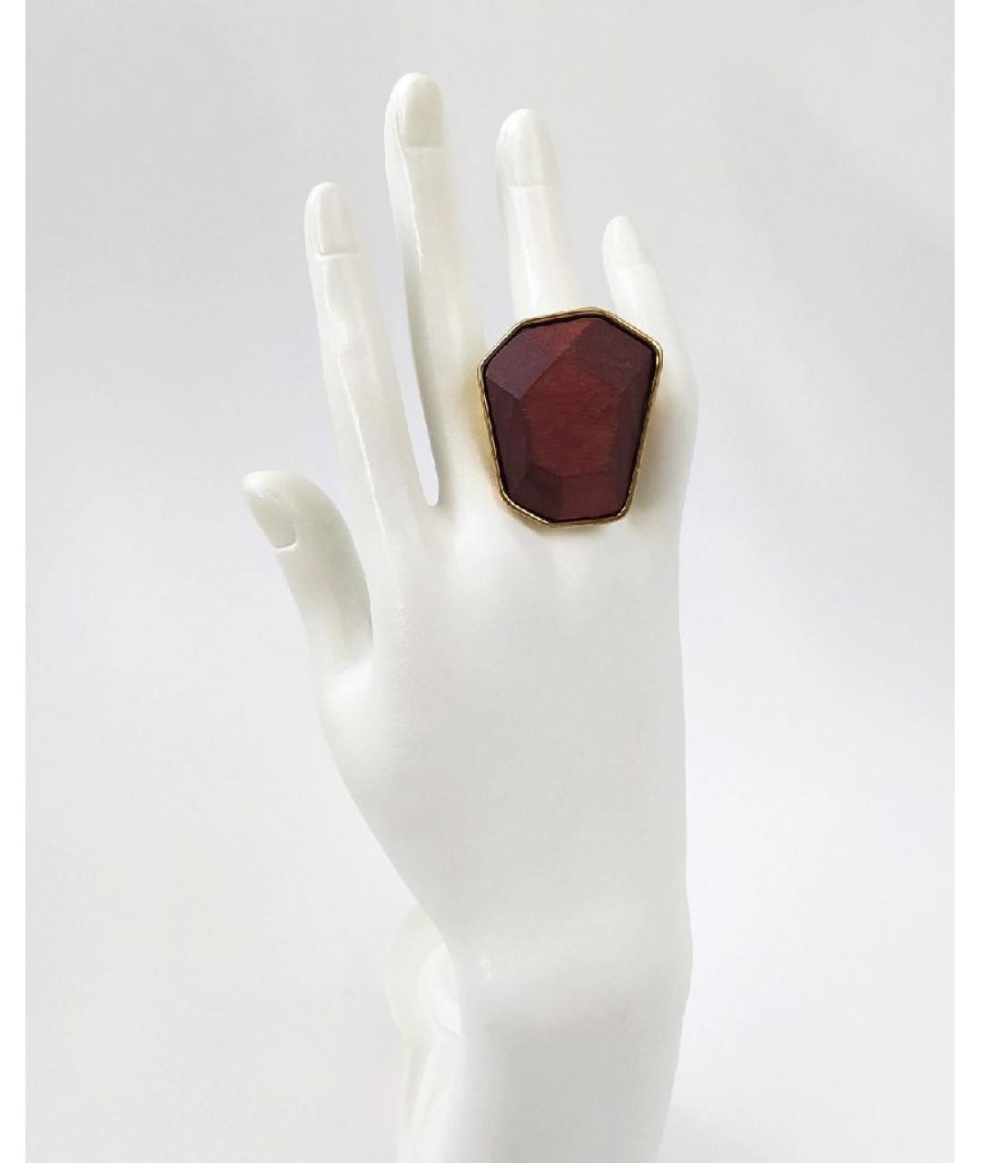 KENNETH JAY LANE Золотое металлическое кольцо, фото 3