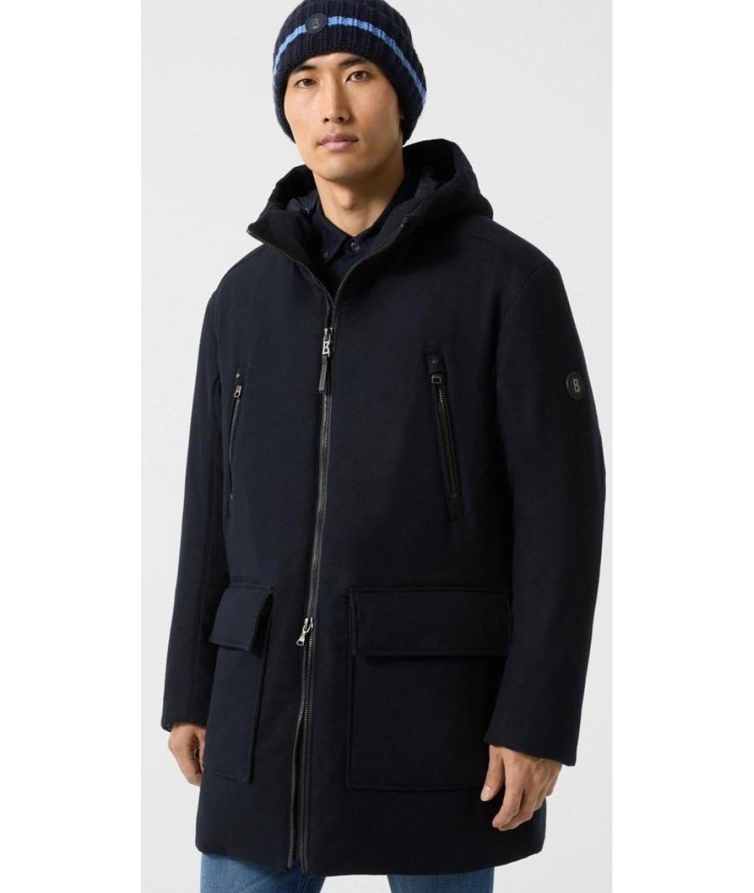 BOGNER Темно-синий шерстяной пуховик, фото 2