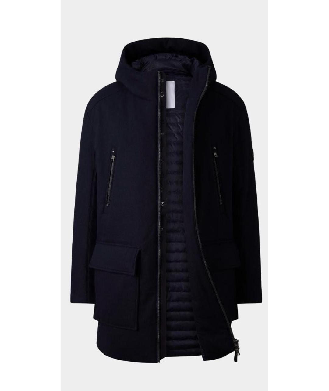 BOGNER Темно-синий шерстяной пуховик, фото 5