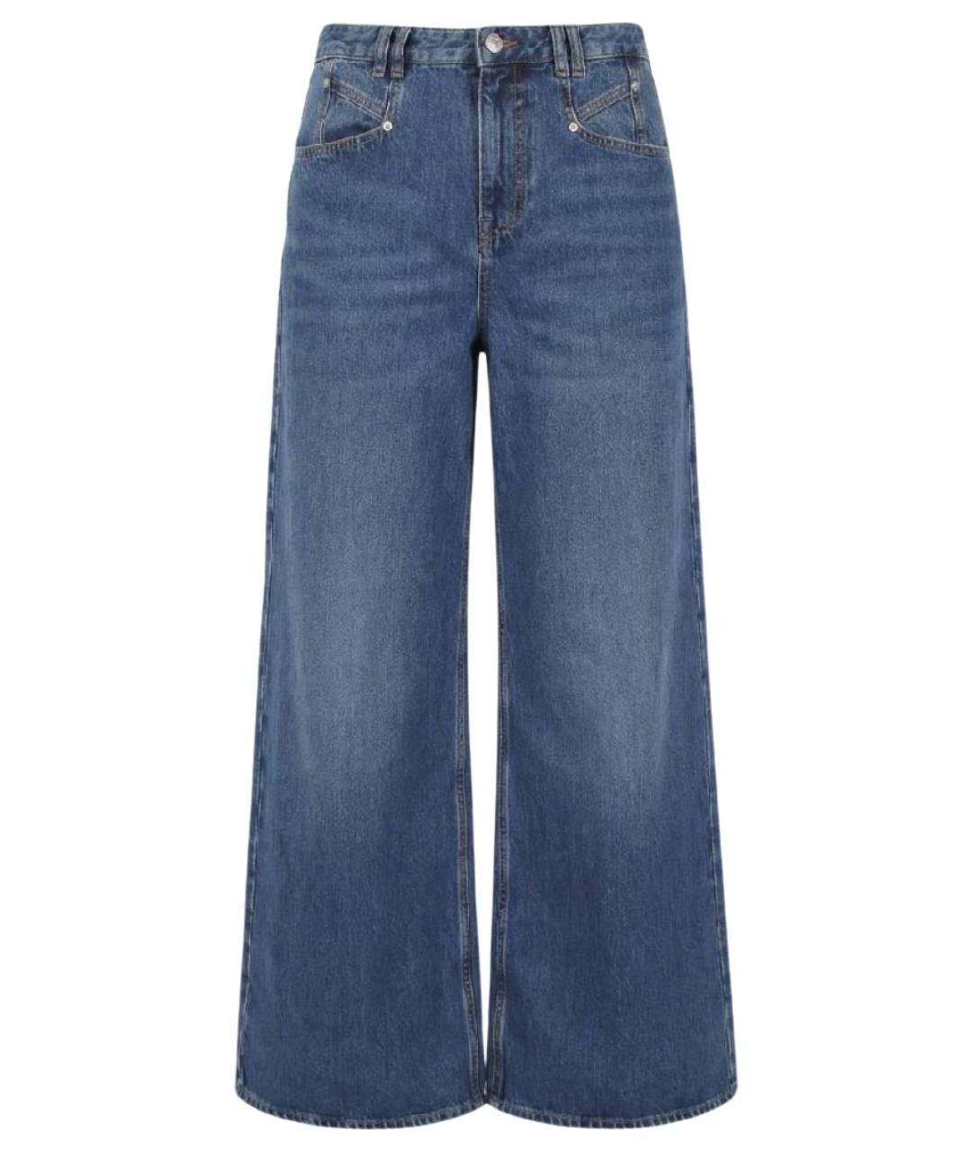 ISABEL MARANT Синие хлопковые джинсы клеш, фото 1