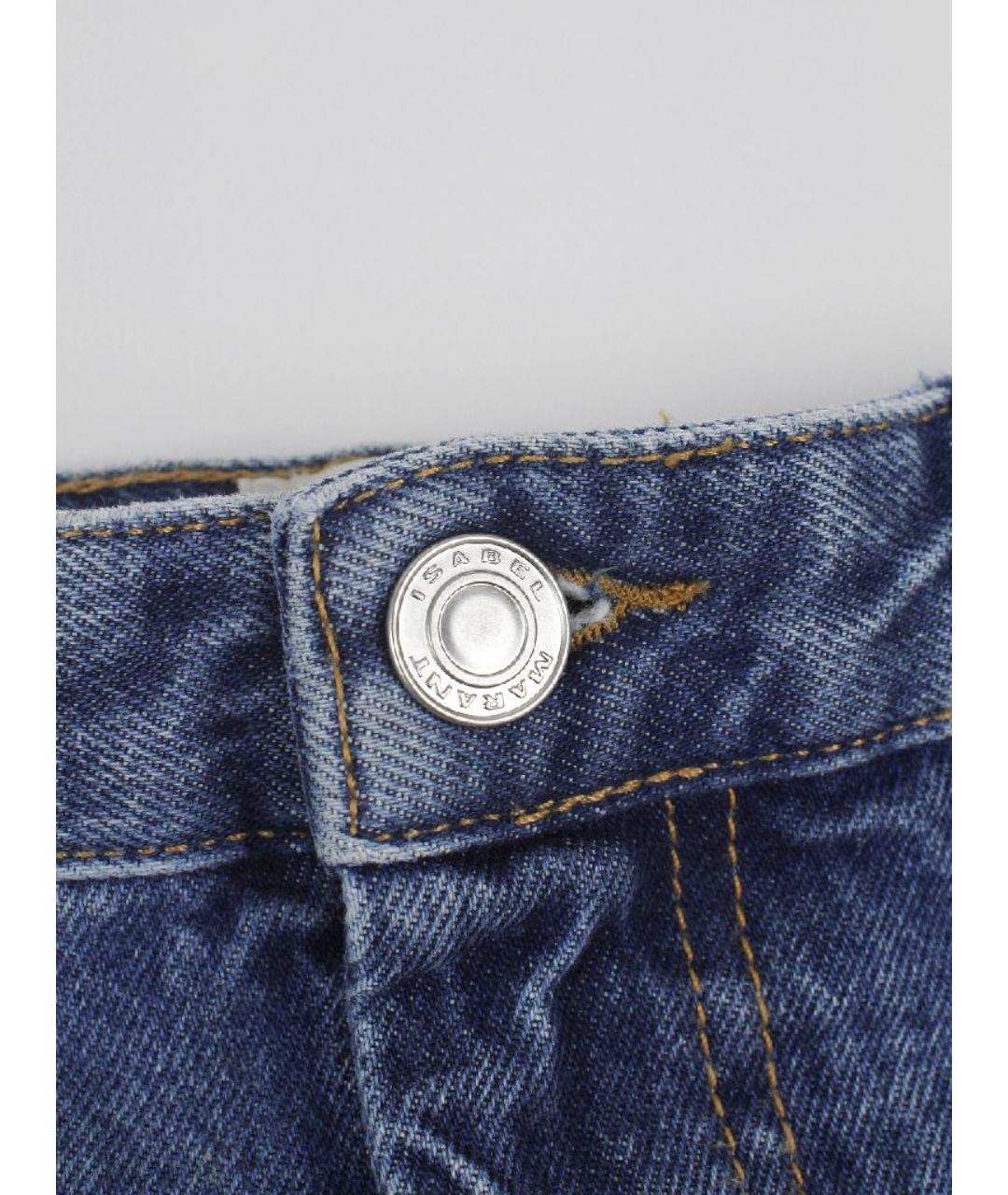 ISABEL MARANT Синие хлопковые джинсы клеш, фото 5