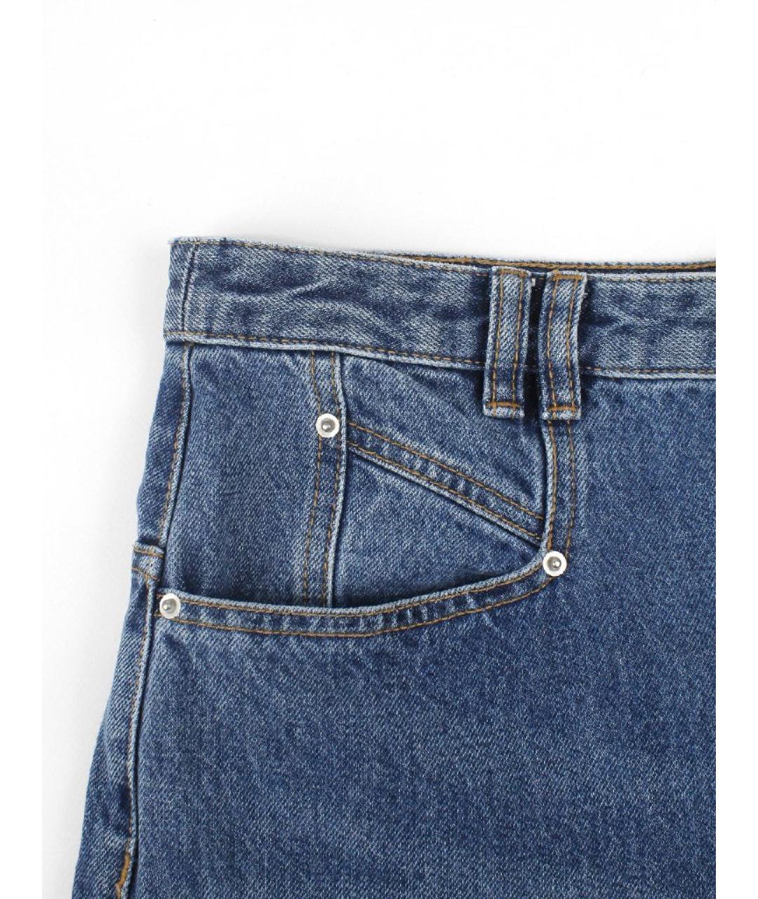 ISABEL MARANT Синие хлопковые джинсы клеш, фото 3