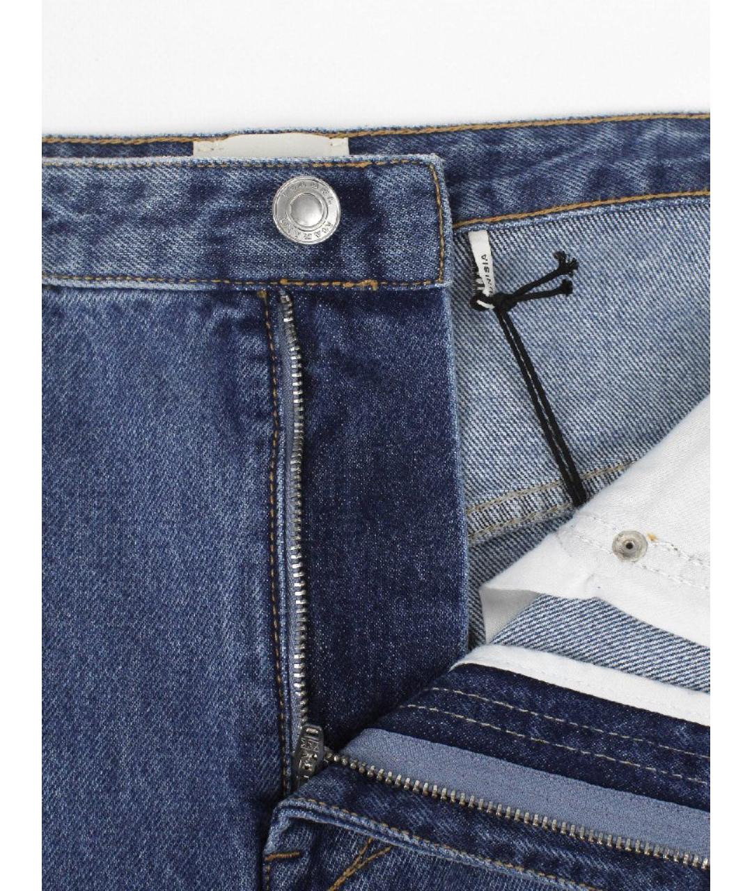 ISABEL MARANT Синие хлопковые джинсы клеш, фото 6