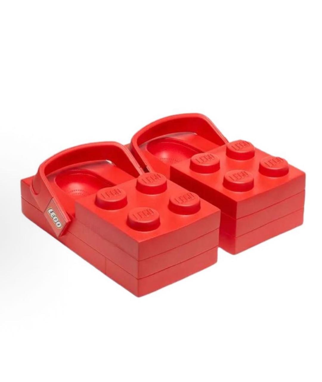 CROCS Красные сандалии, фото 2