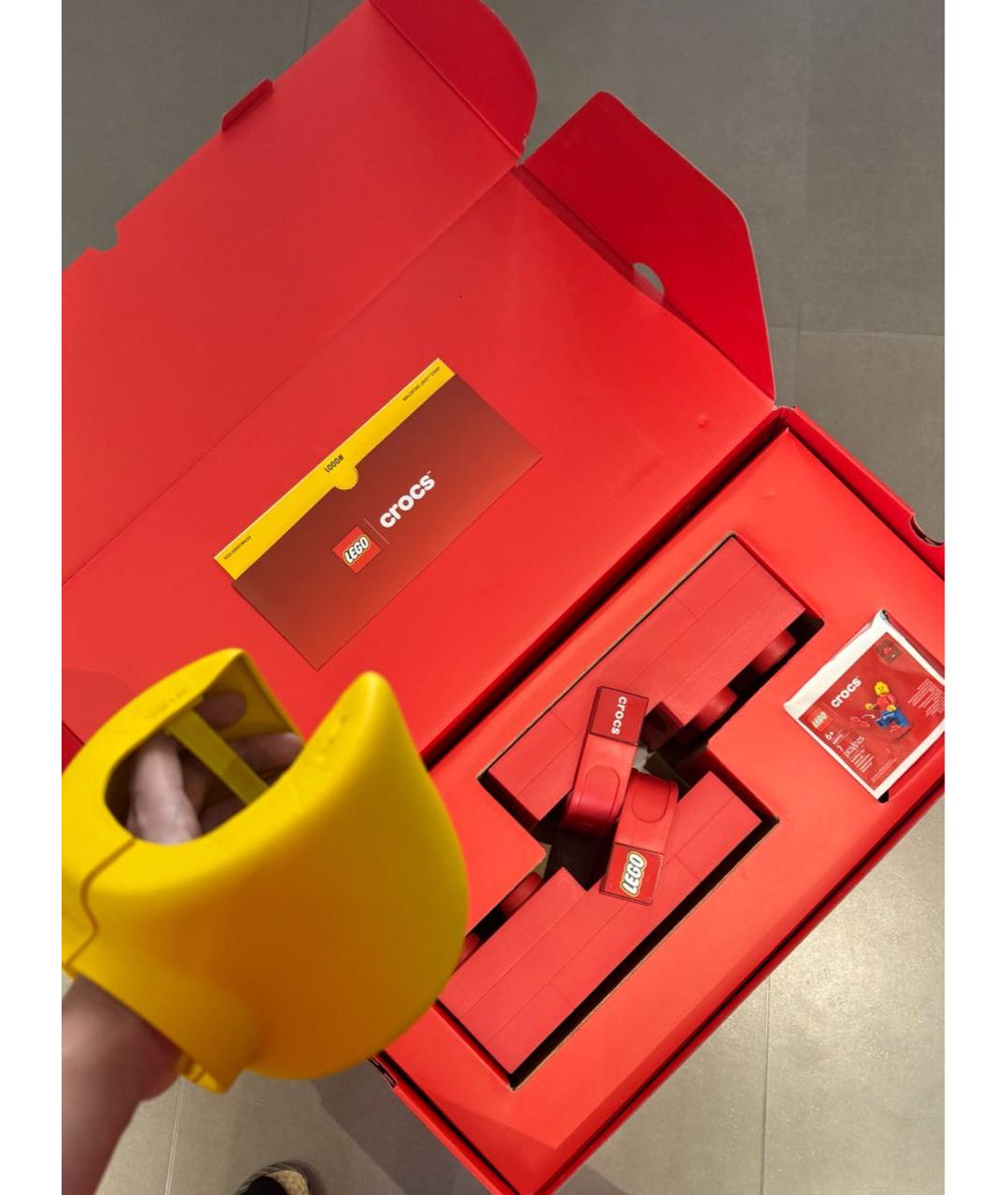 CROCS Красные сандалии, фото 6