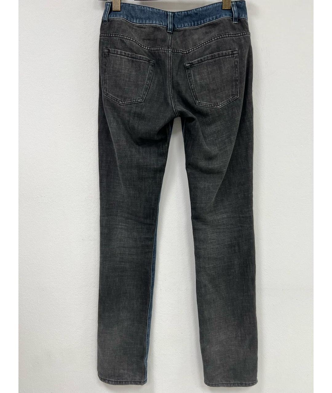 CHANEL Синие хлопковые прямые джинсы, фото 4