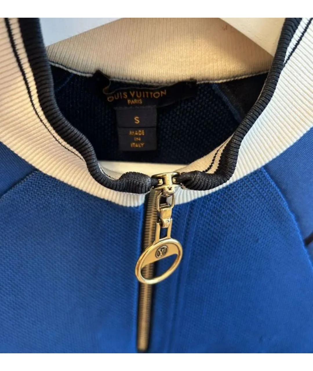 LOUIS VUITTON Синяя футболка, фото 4