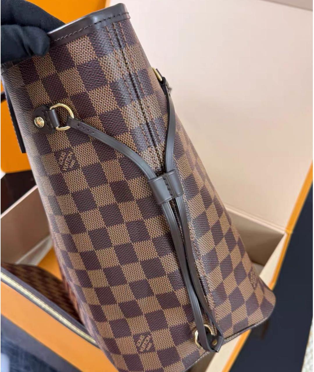 LOUIS VUITTON Коричневая сумка тоут, фото 4