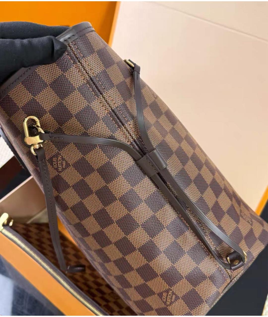 LOUIS VUITTON Коричневая сумка тоут, фото 5