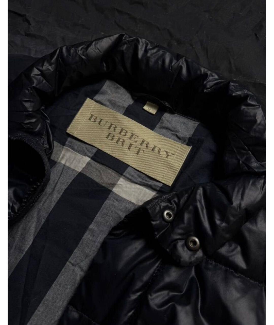 BURBERRY Темно-синяя куртка, фото 3