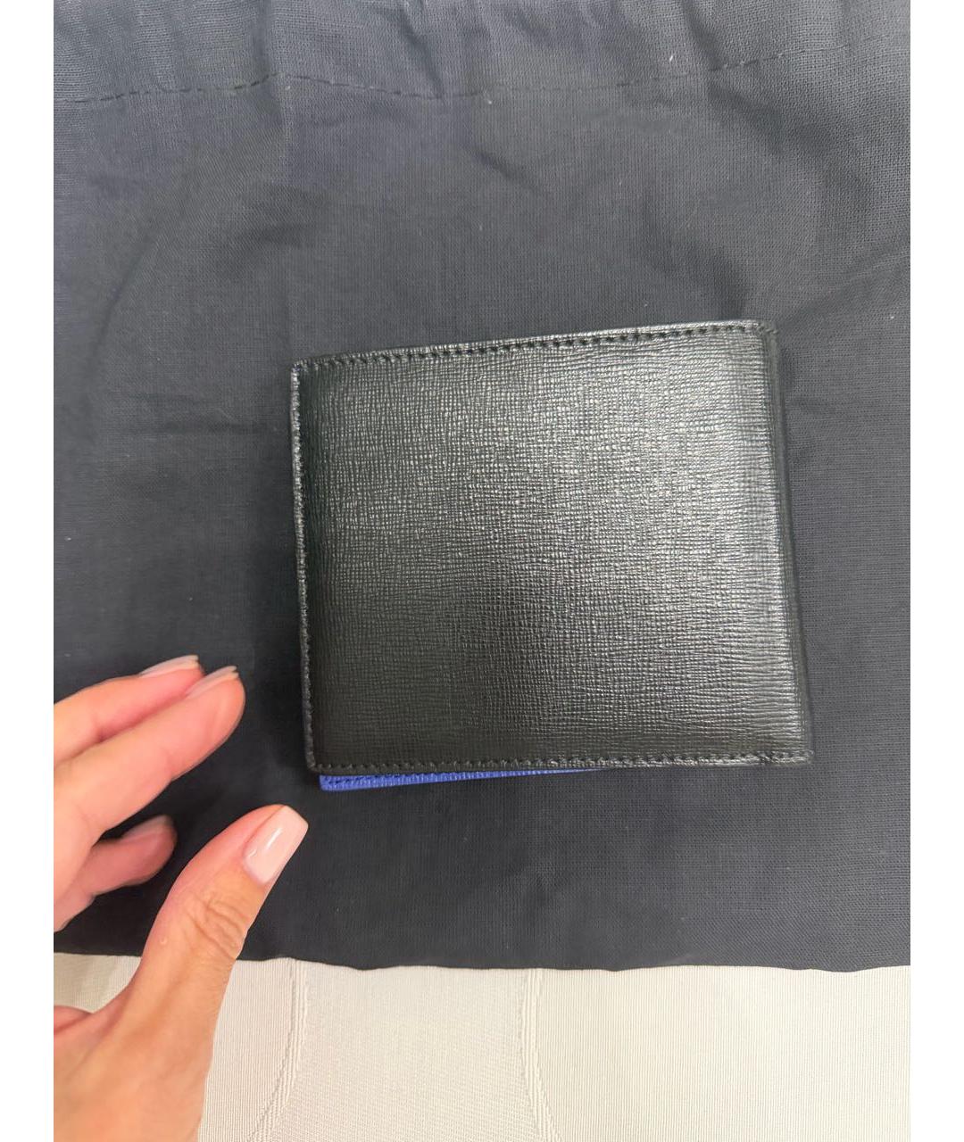 FENDI Черный кожаный кошелек, фото 2