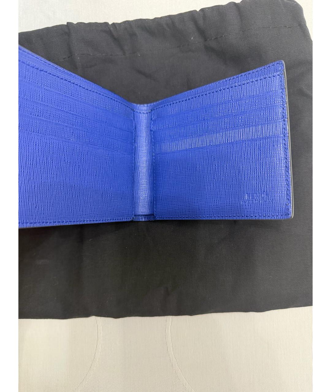 FENDI Черный кожаный кошелек, фото 4