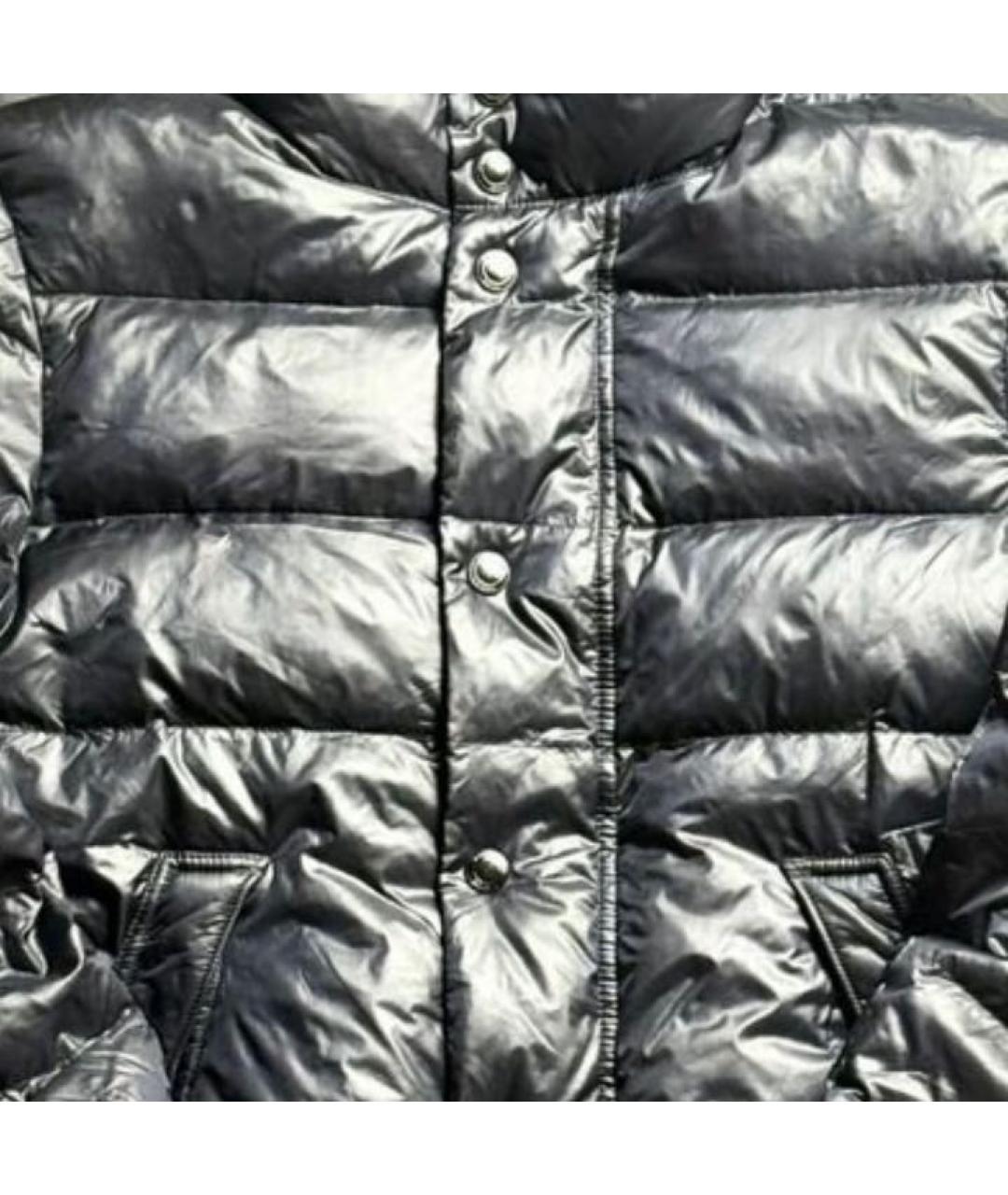 BURBERRY Темно-синий пуховик, фото 4