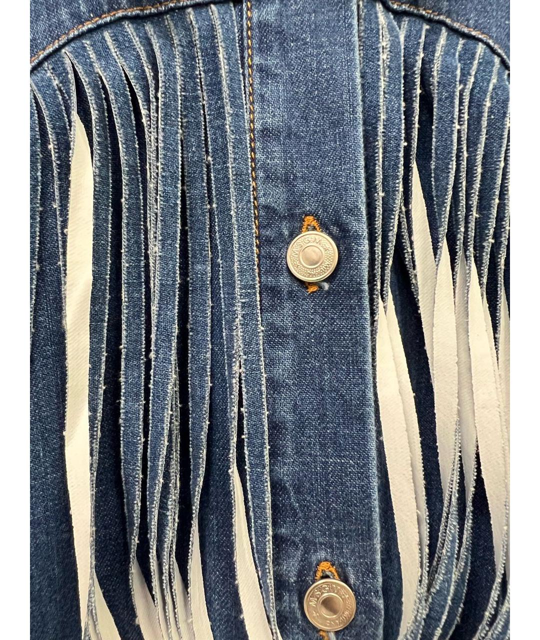 MSGM Синее хлопковое повседневное платье, фото 5