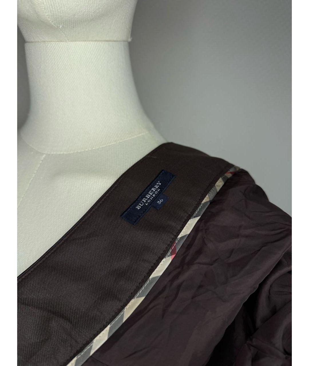 BURBERRY Мульти юбка мини, фото 8