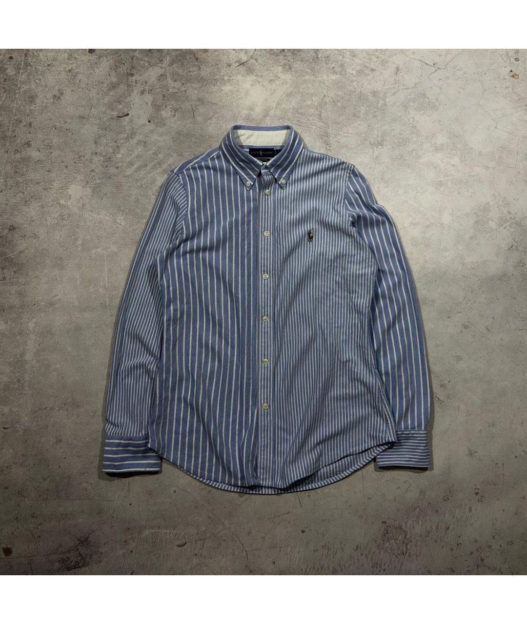 POLO RALPH LAUREN Голубая хлопковая рубашка, фото 5