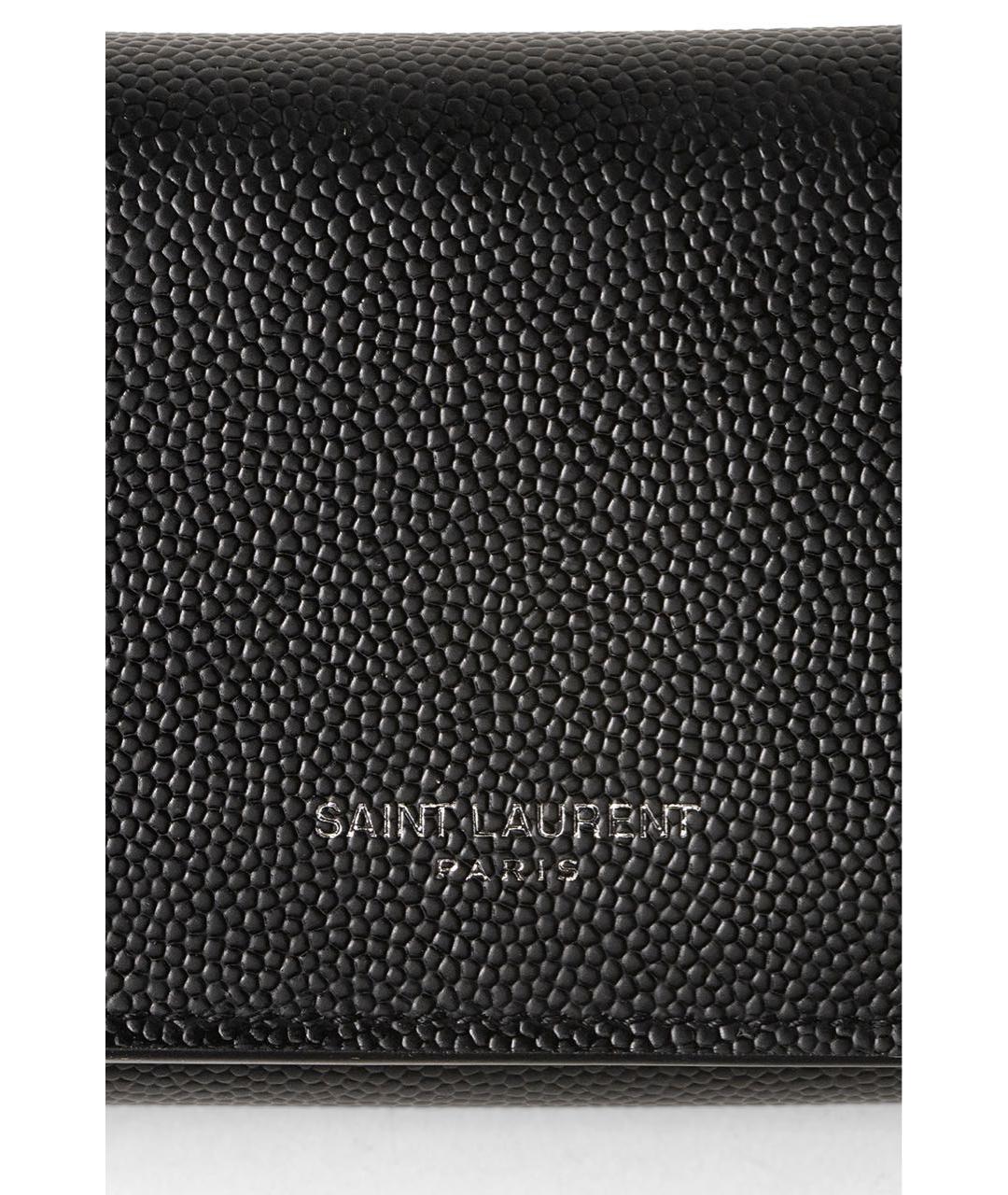 SAINT LAURENT Черная ключница, фото 2
