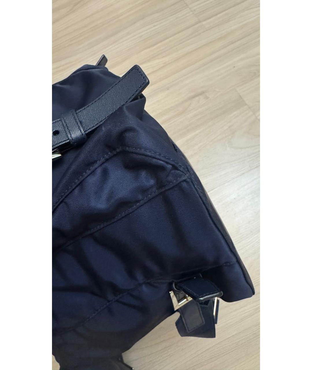 PRADA Темно-синий рюкзак, фото 5