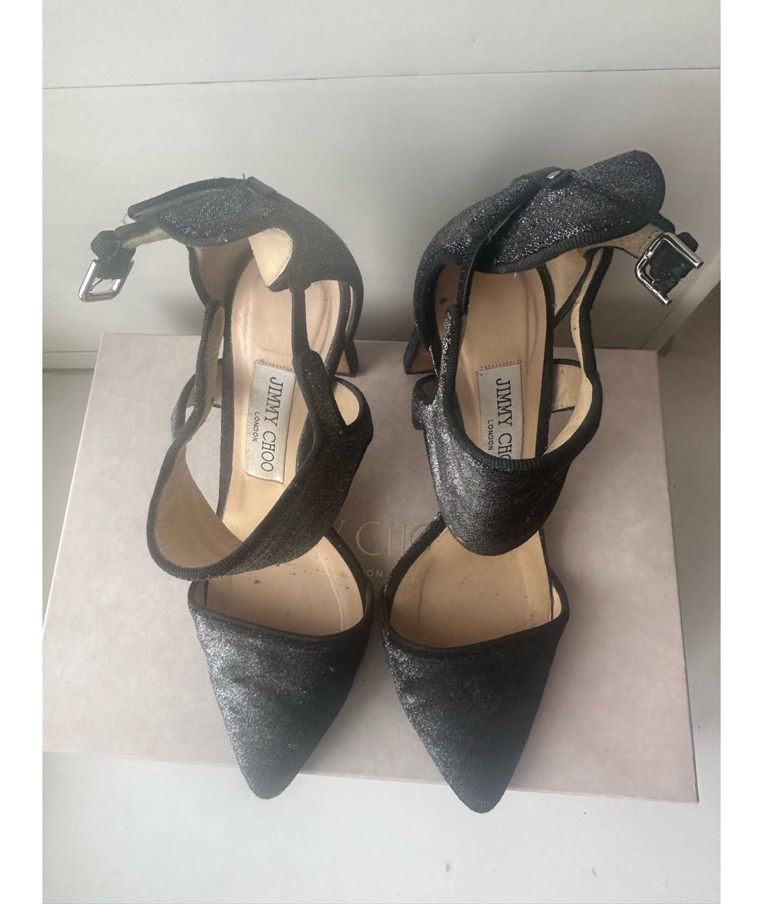 JIMMY CHOO Серые замшевые туфли, фото 2