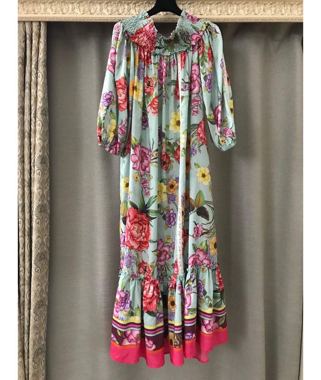 P.A.R.O.S.H. Мульти шелковое коктейльное платье, фото 5