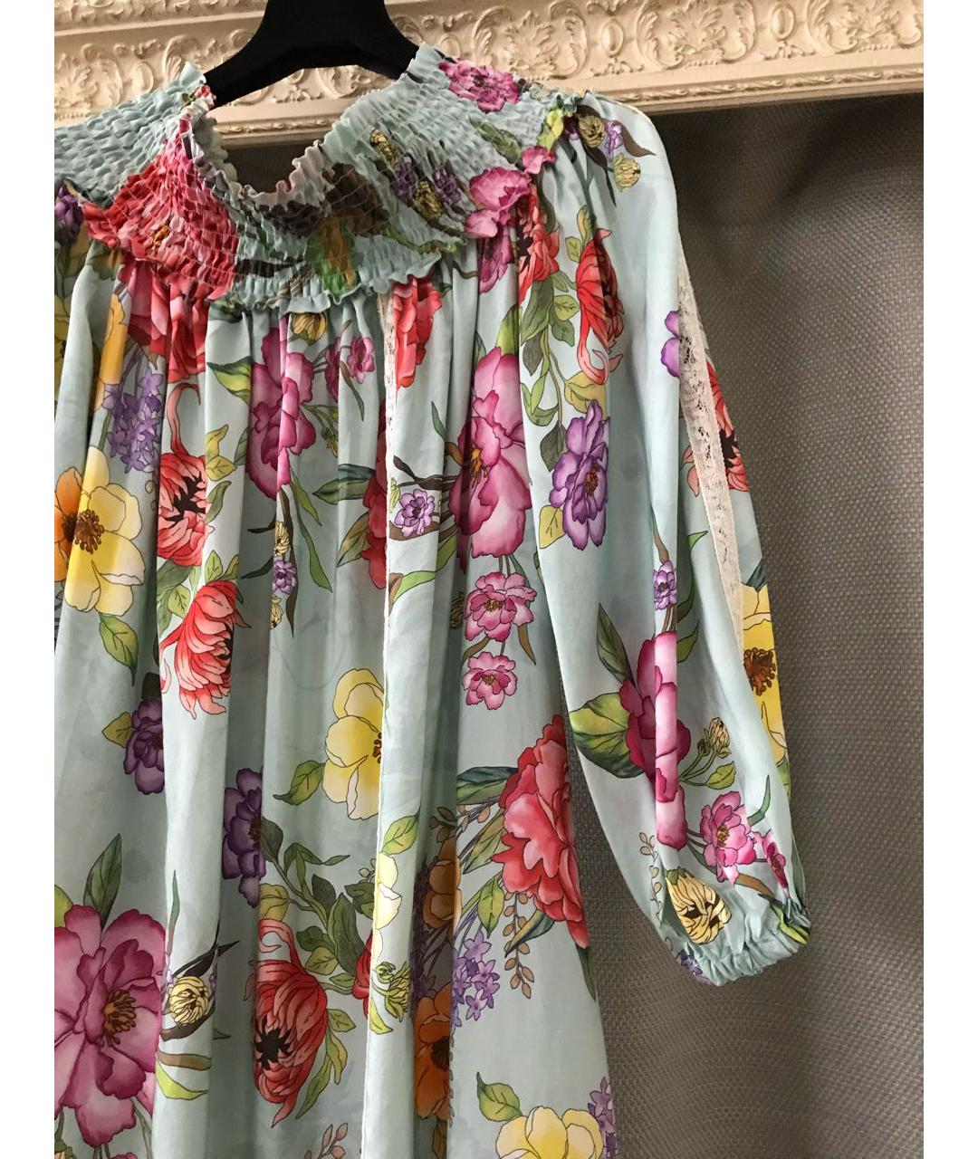 P.A.R.O.S.H. Мульти шелковое коктейльное платье, фото 6