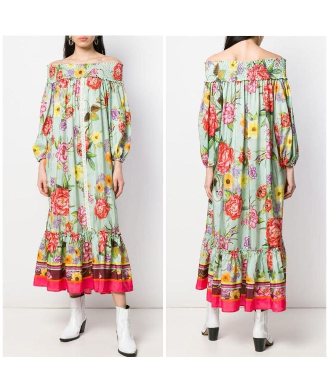 P.A.R.O.S.H. Мульти шелковое коктейльное платье, фото 2