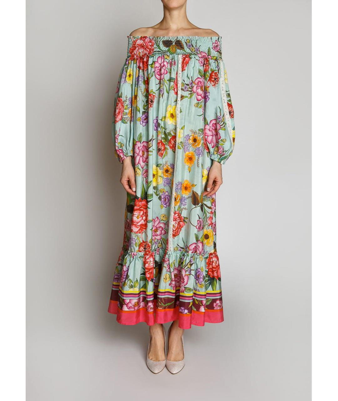 P.A.R.O.S.H. Мульти шелковое коктейльное платье, фото 8