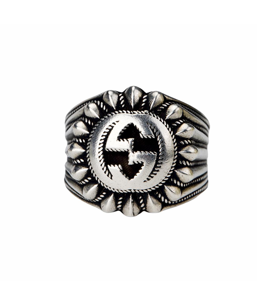 GUCCI Серебряное серебряное кольцо, фото 1