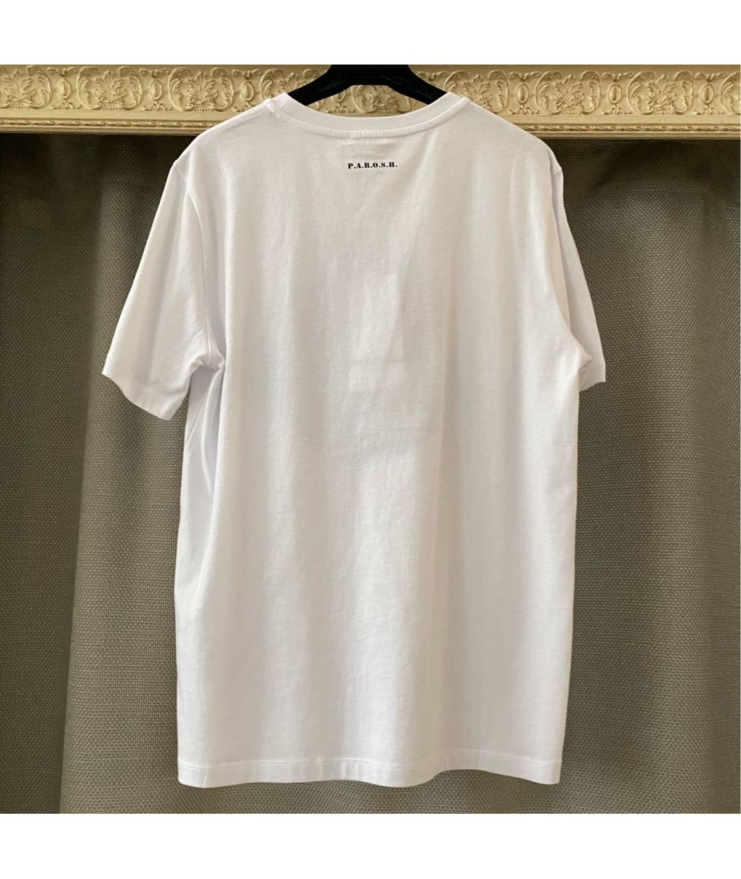 P.A.R.O.S.H. Белая хлопковая футболка, фото 7