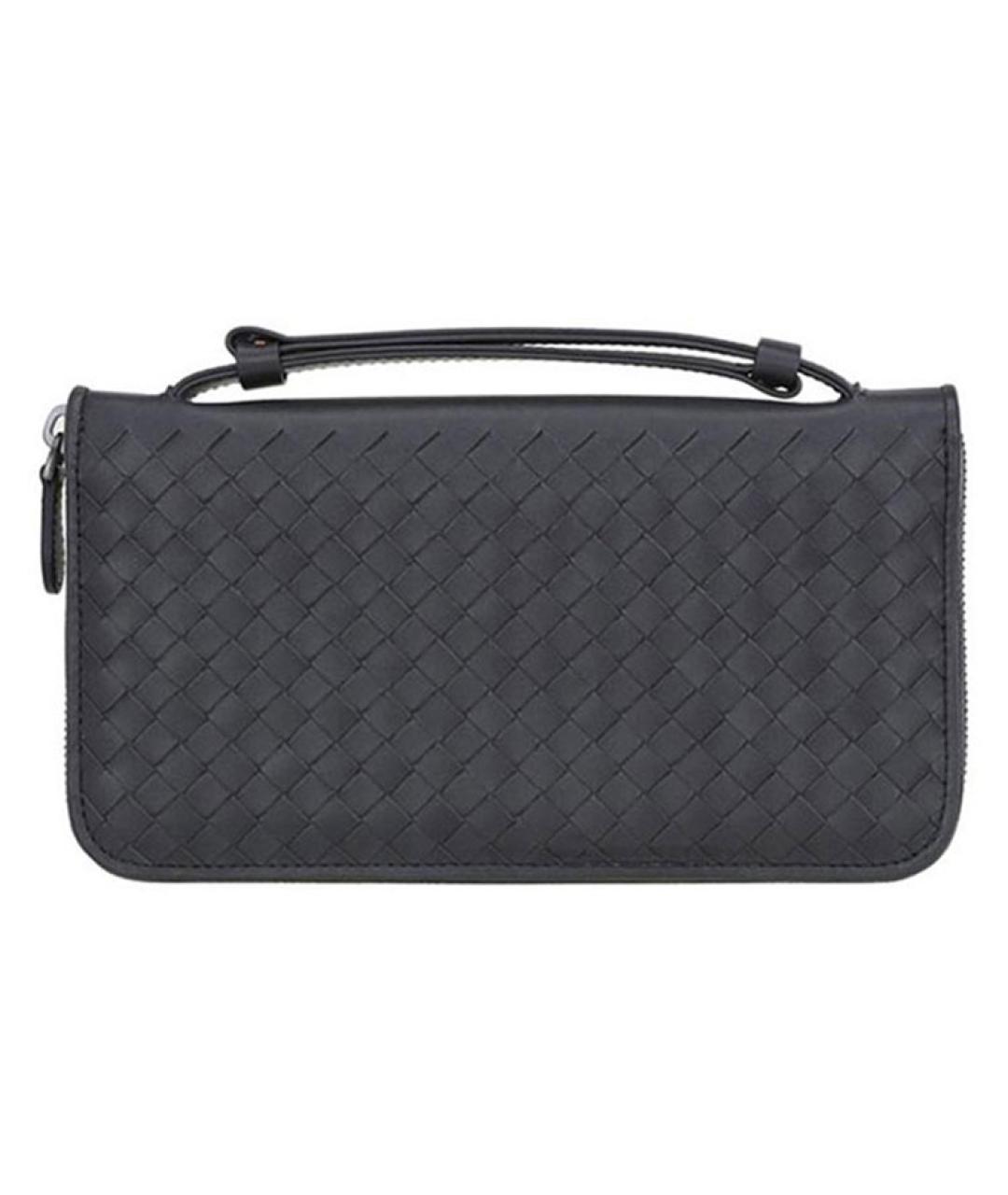 BOTTEGA VENETA Серая кожаная папка для документов, фото 1