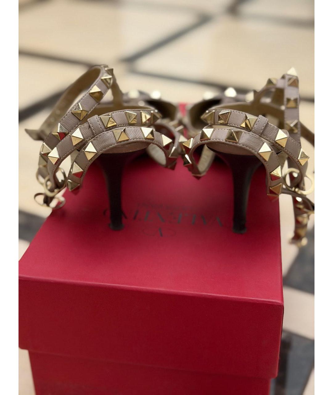 VALENTINO Черные кожаные туфли, фото 4