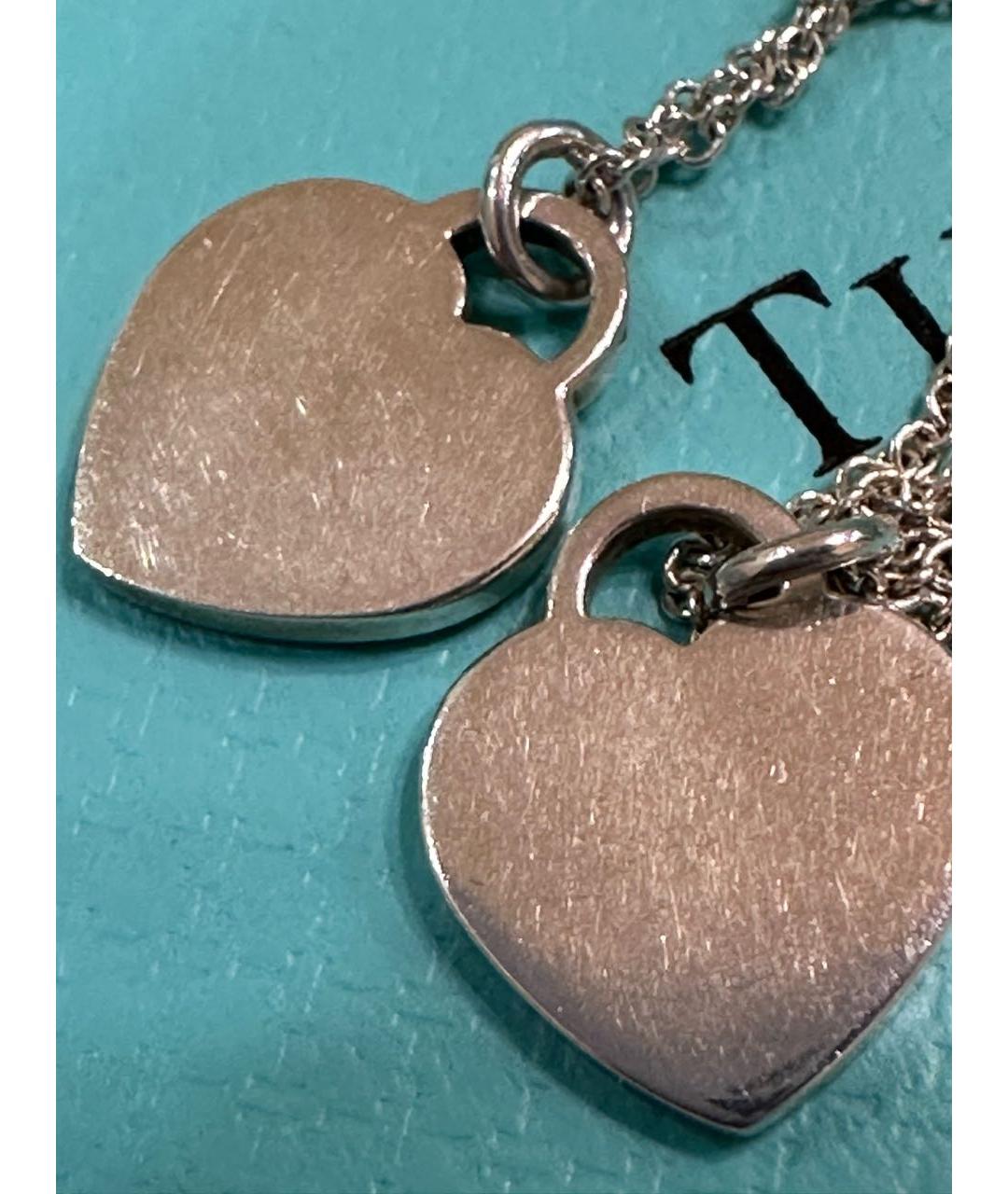 TIFFANY&CO Бирюзовое серебряное колье, фото 5