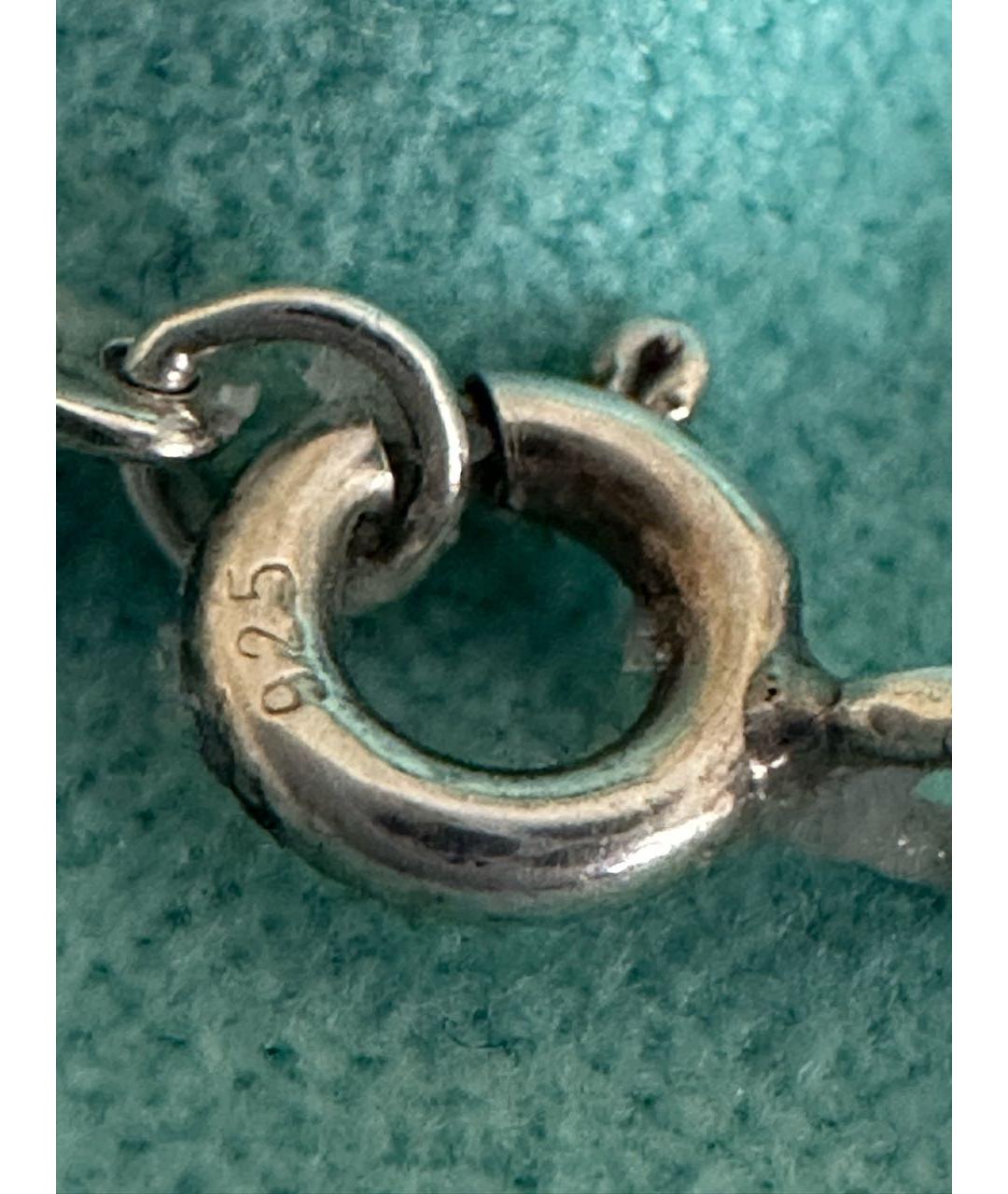 TIFFANY&CO Бирюзовое серебряное колье, фото 4