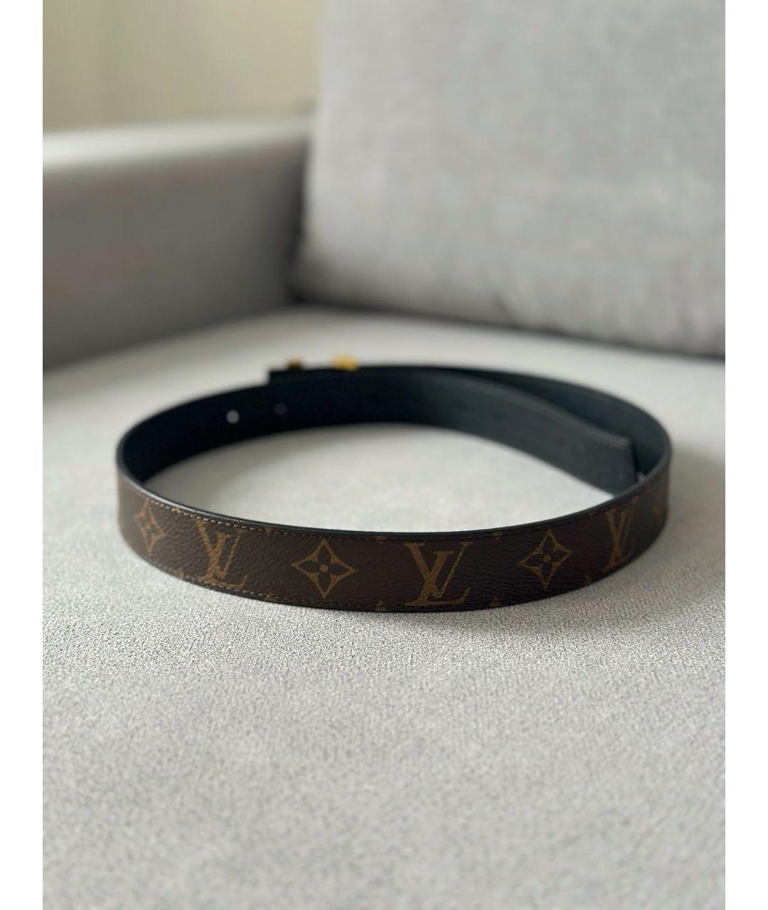 LOUIS VUITTON Коричневый ремень, фото 4