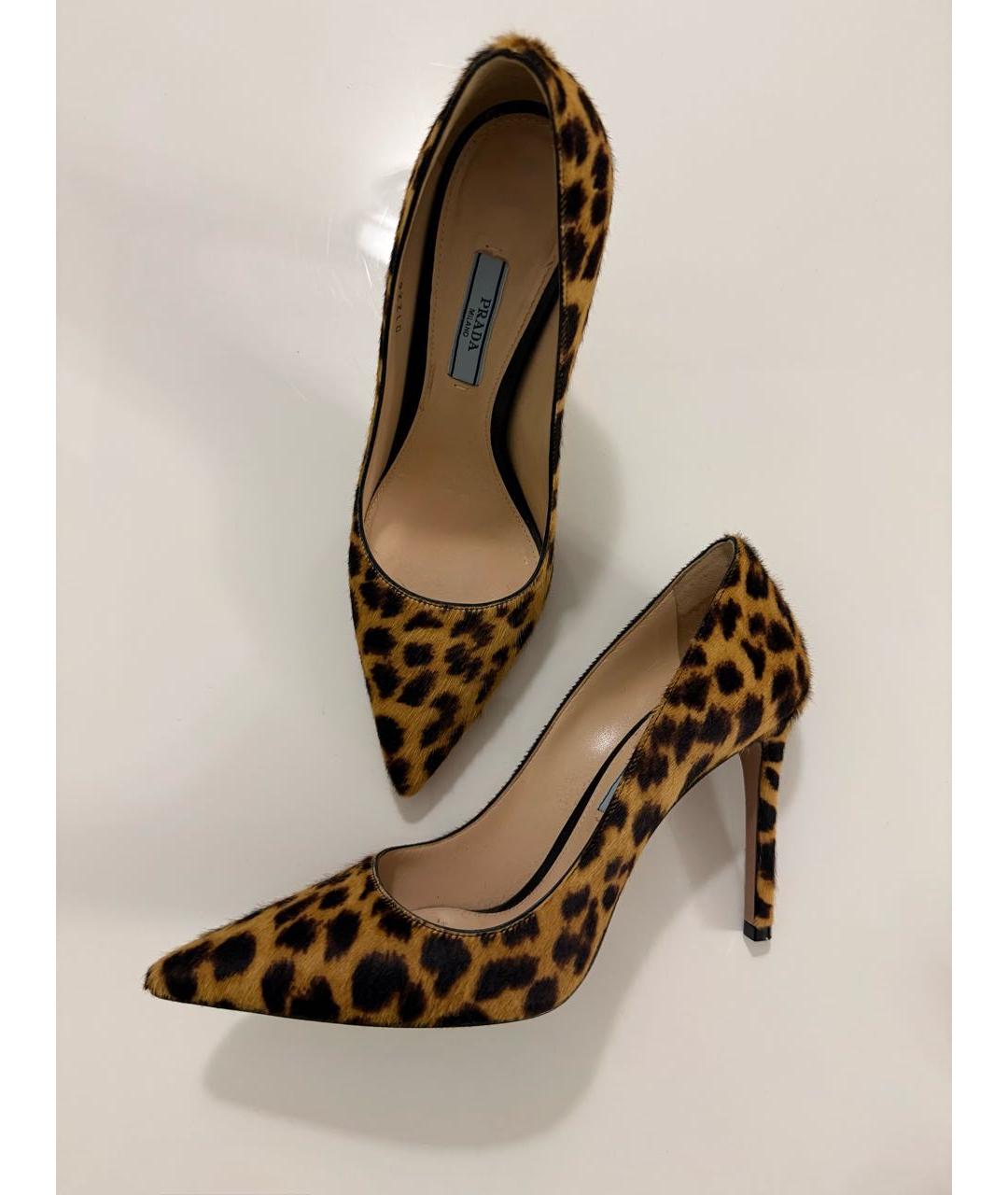 PRADA Мульти кожаные туфли, фото 2