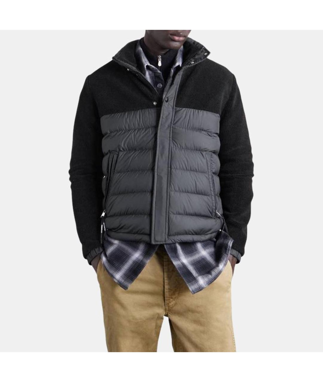 MONCLER Черная куртка, фото 3