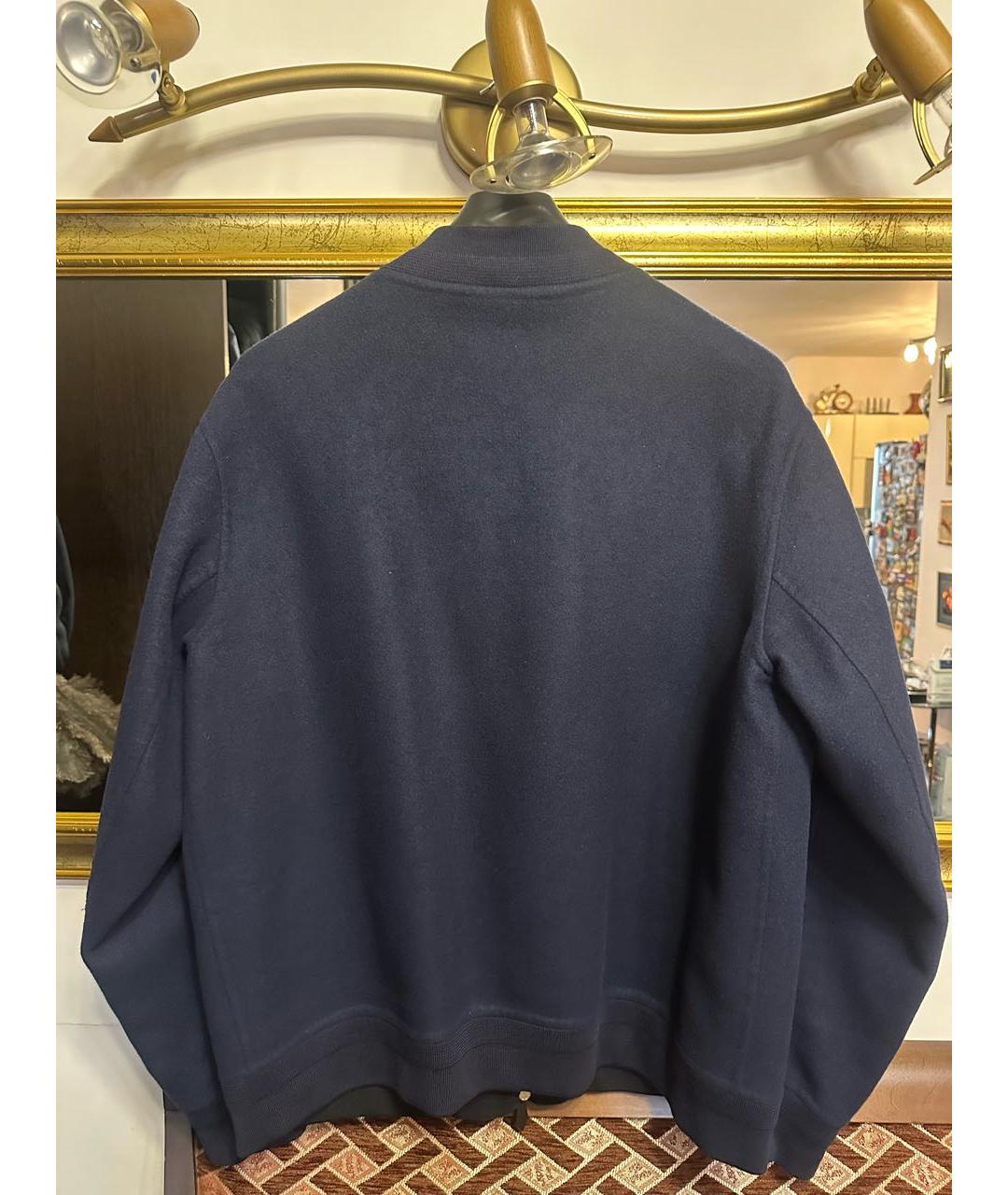 BURBERRY Темно-синяя кашемировая куртка, фото 2