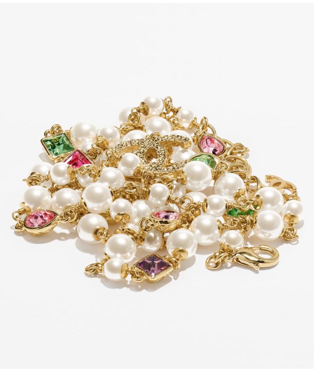 CHANEL Золотое металлическое колье, фото 5