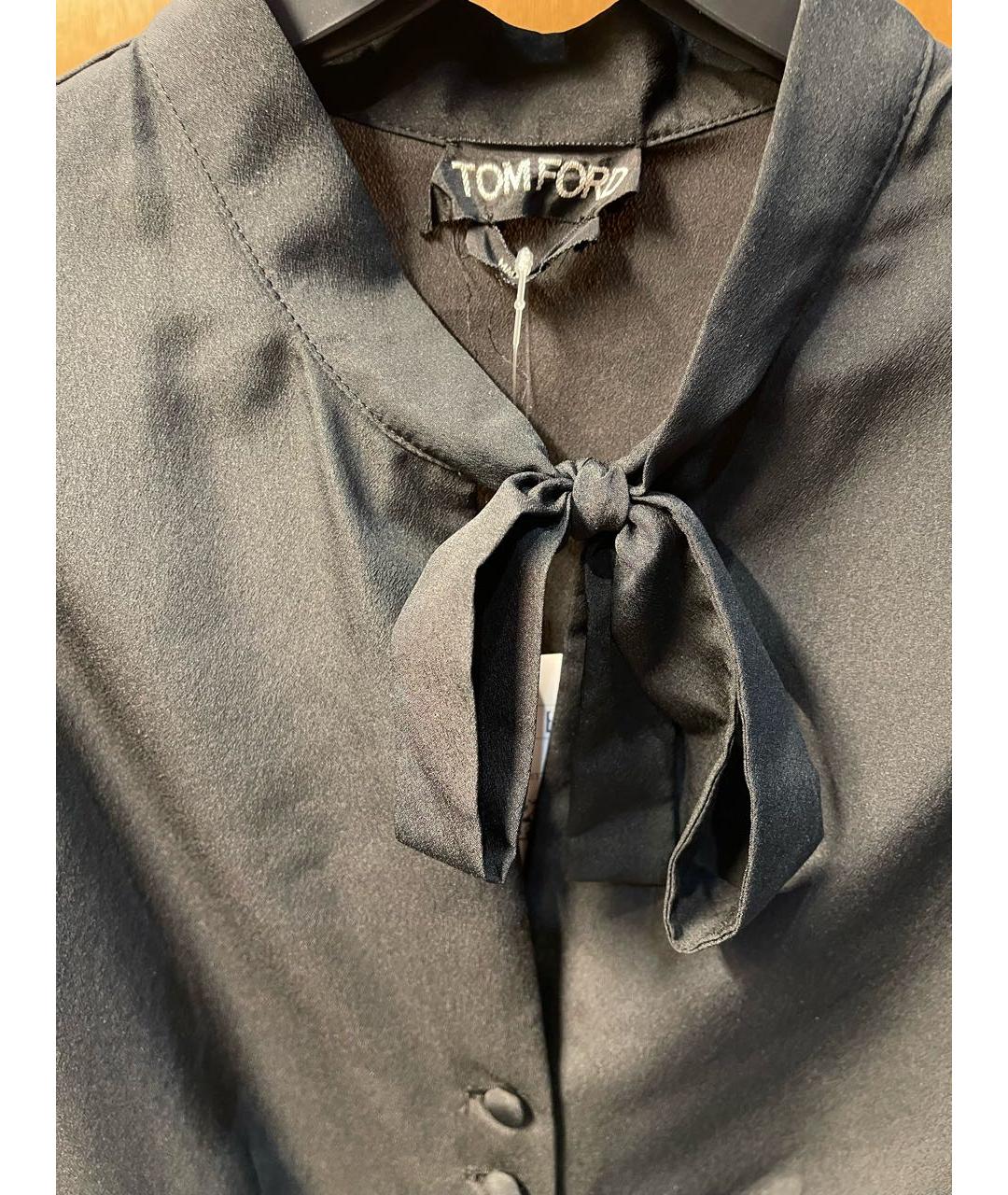 TOM FORD Черная полиамидовая блузы, фото 3