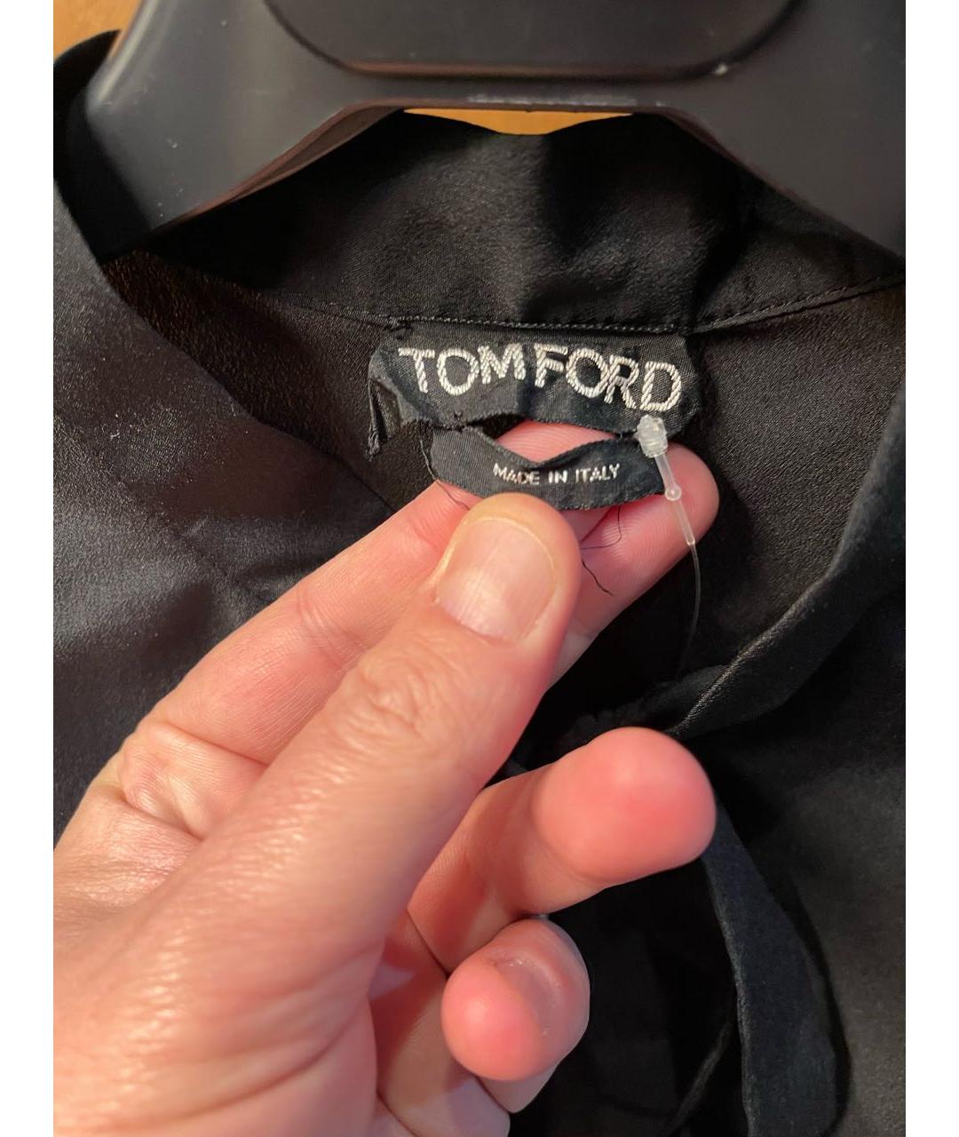 TOM FORD Черная полиамидовая блузы, фото 6