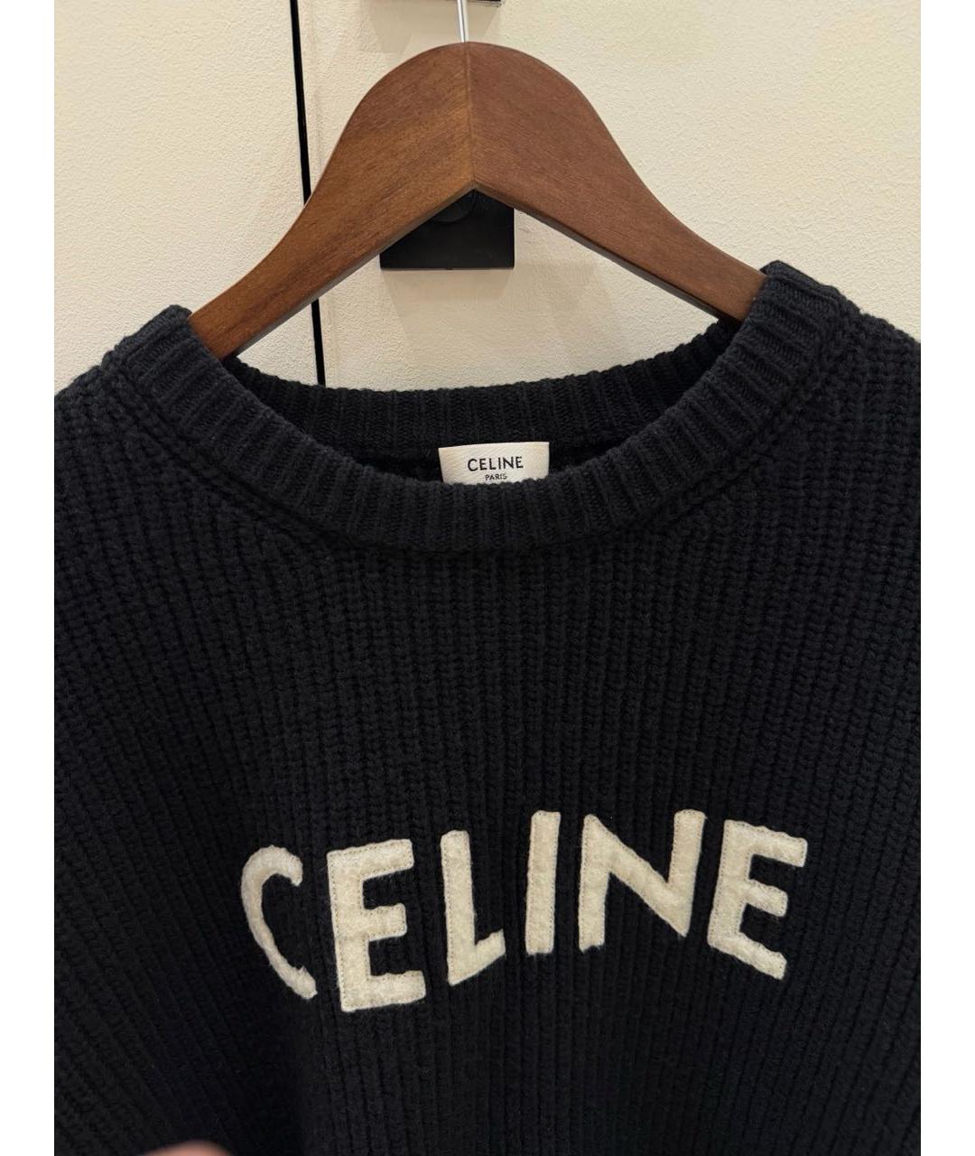 CELINE Черный джемпер / свитер, фото 3