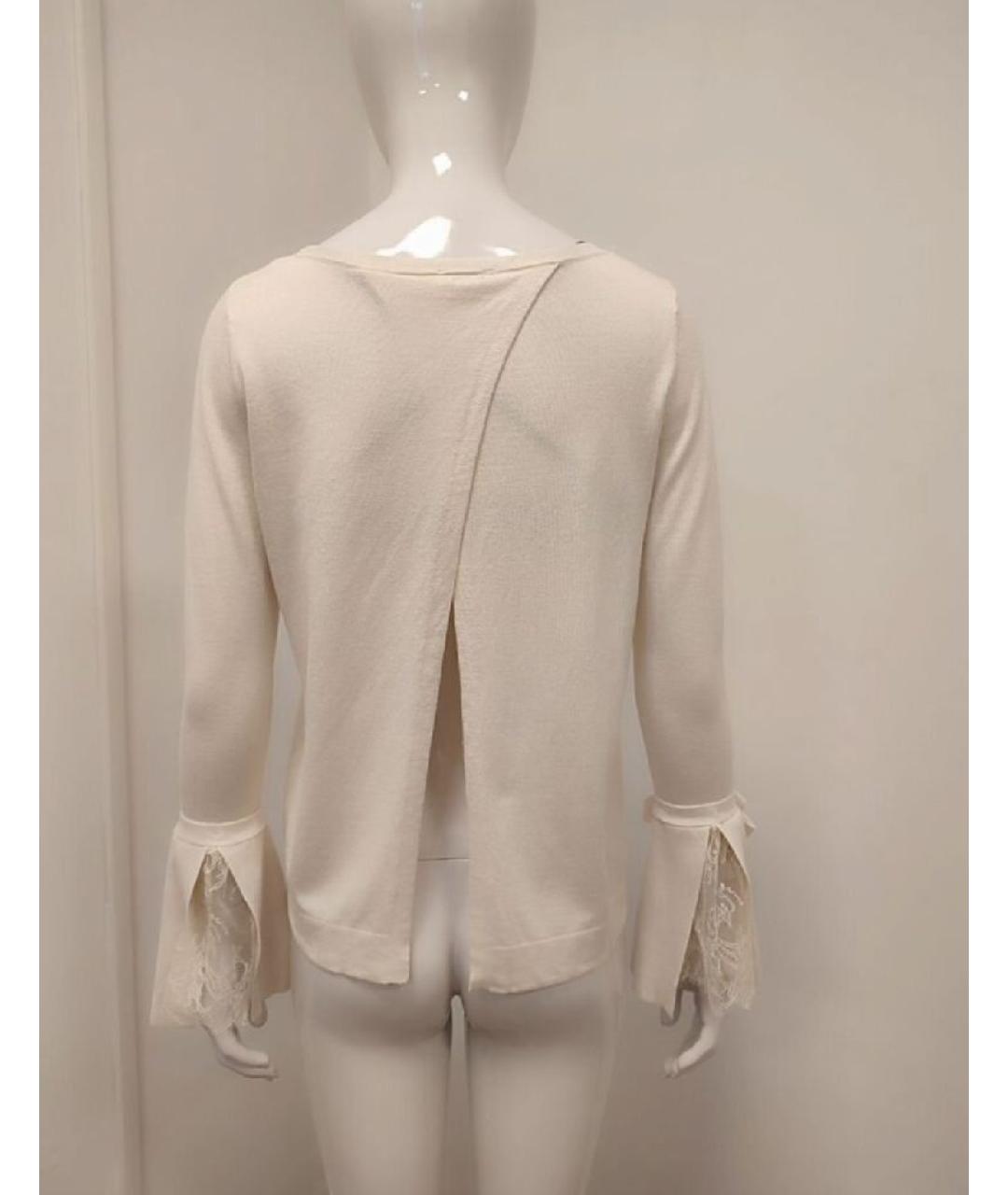 LIU JO Бежевый вискозный джемпер / свитер, фото 2