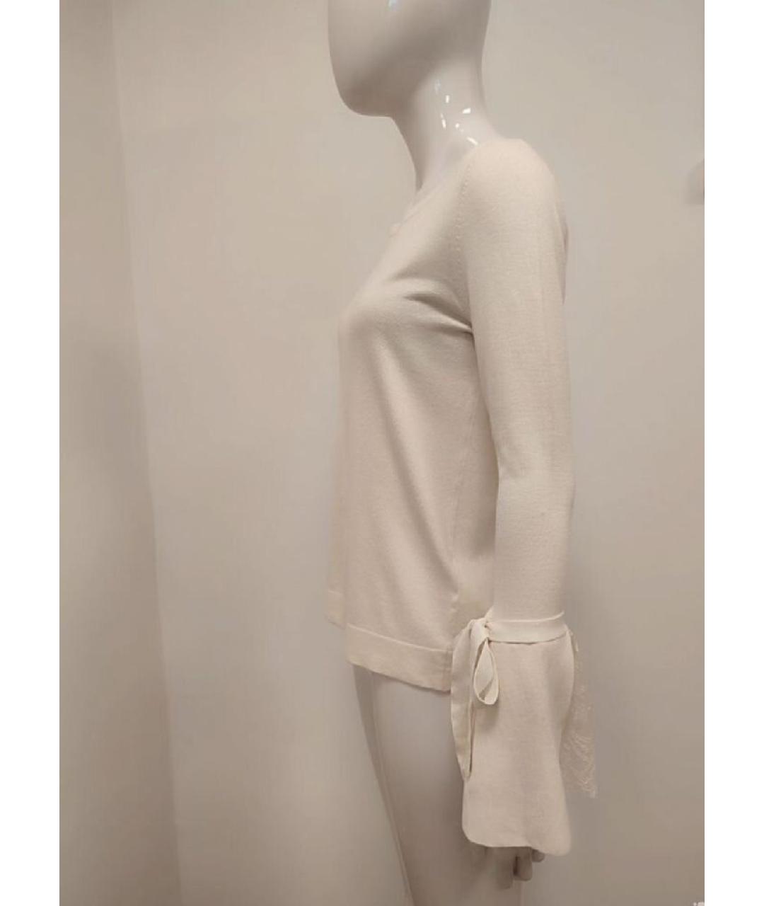 LIU JO Бежевый вискозный джемпер / свитер, фото 4