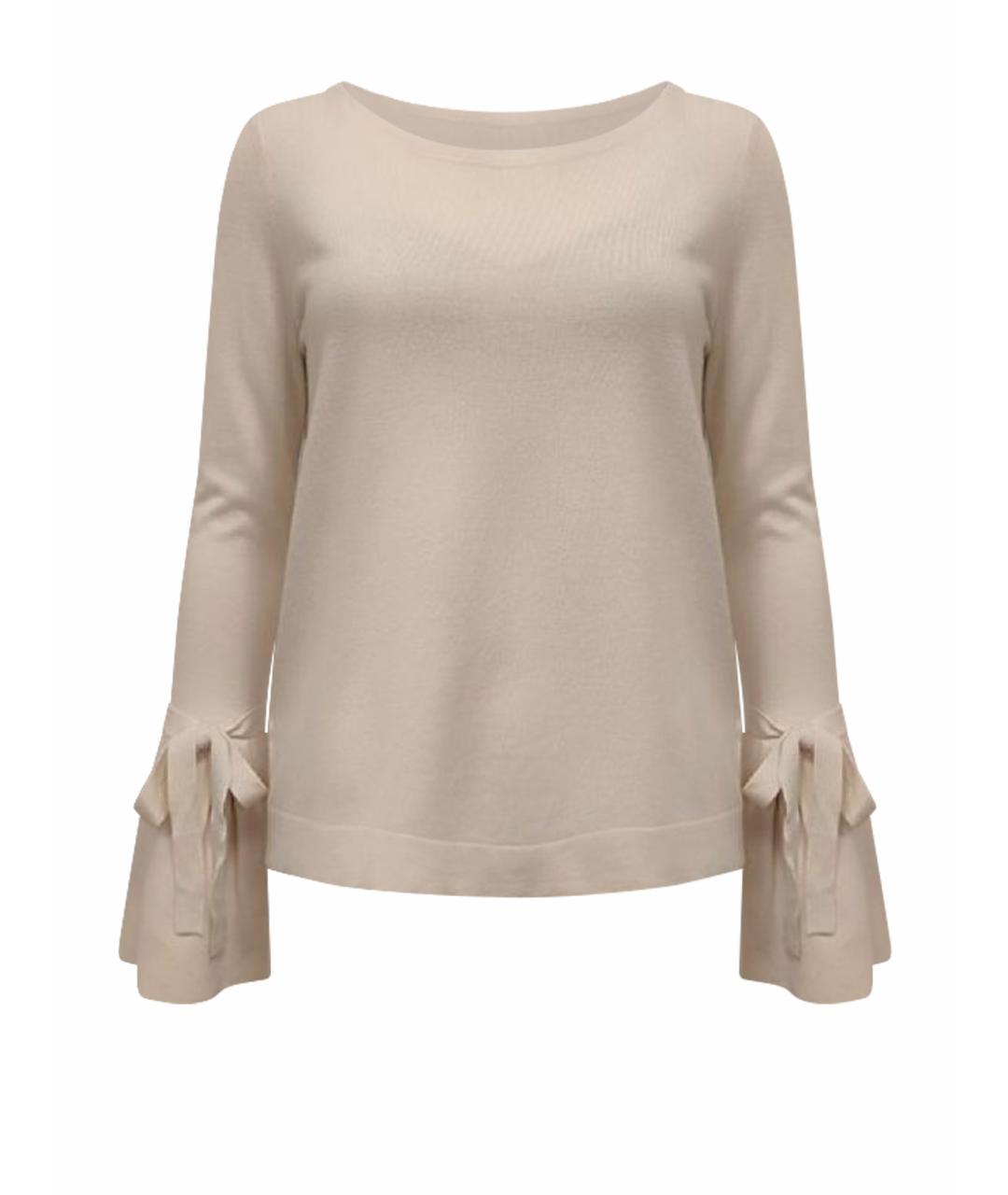 LIU JO Бежевый вискозный джемпер / свитер, фото 1