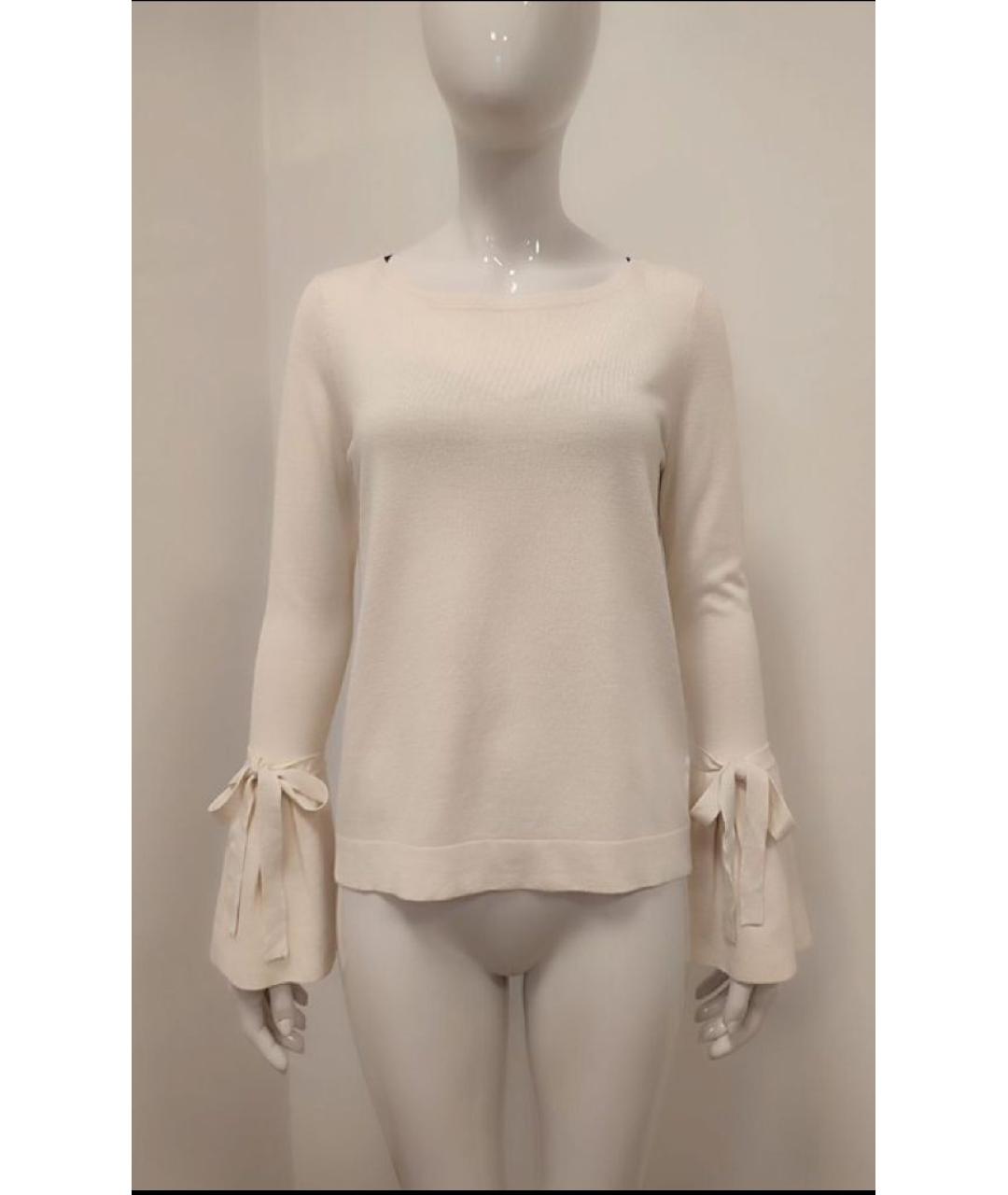 LIU JO Бежевый вискозный джемпер / свитер, фото 10